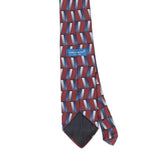 Back Back Detail of Vintage 1990's Towncraft Geometric Patterned Tie