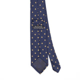 Back Back Detail of Vintage Jos. A. Bank Crown Geometric Patterned Tie