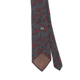 Back Back Detail of Vintage 1990's Abstract Patterned Tie