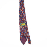 Back Back of Vintage 1990's Geometric Patterned Tie