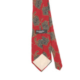 Back Back Detail of Vintage 1990's Christian Dior Geometric Patterned Tie