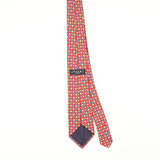 Back of Vintage 1990's Thomas Pink Geometric Patterned Tie