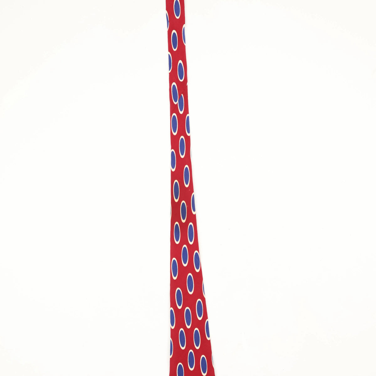 Damage of Vintage 1990's Nautica Polka Dot Patterned Tie