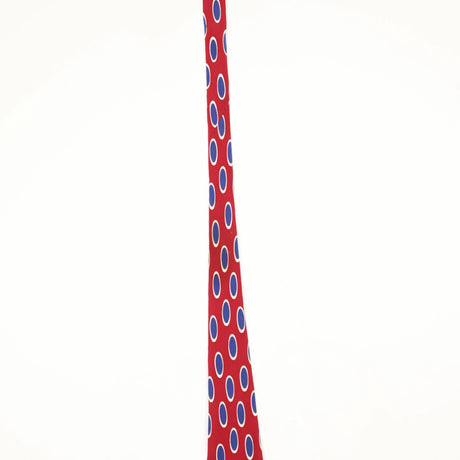 Damage of Vintage 1990's Nautica Polka Dot Patterned Tie