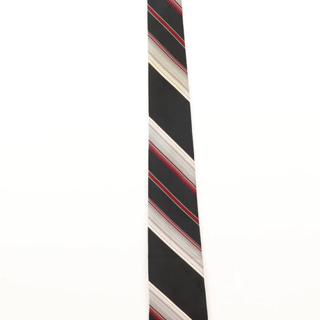 Damage Detail of Vintage 1980's Charvet Striped Patterned Tie