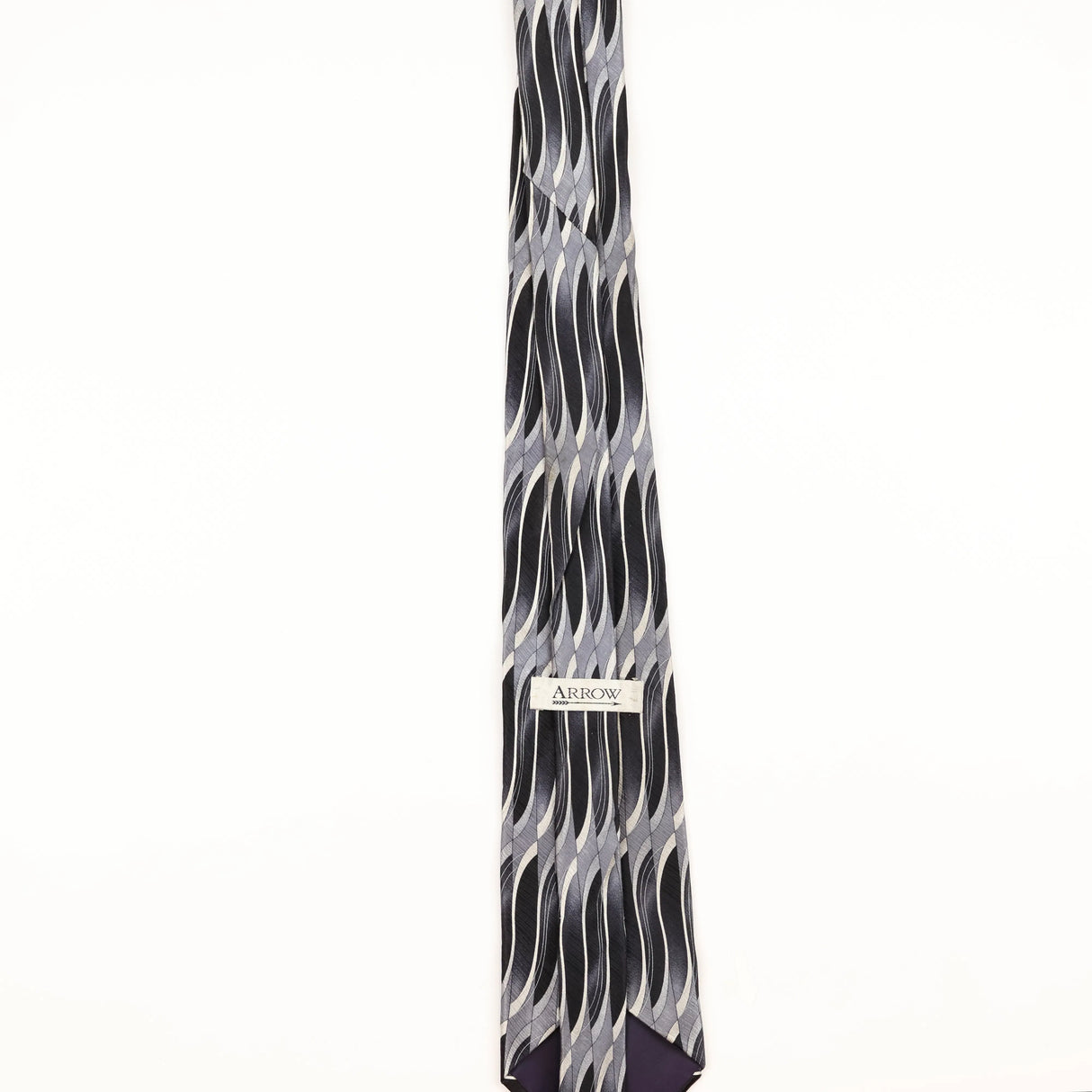 Damage of Vintage Geometric Patterned Tie