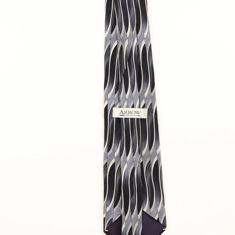 Damage Detail of Vintage Geometric Patterned Tie