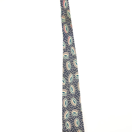 Damage of Vintage 1990's J.T. Beckett Geometric Patterned Tie