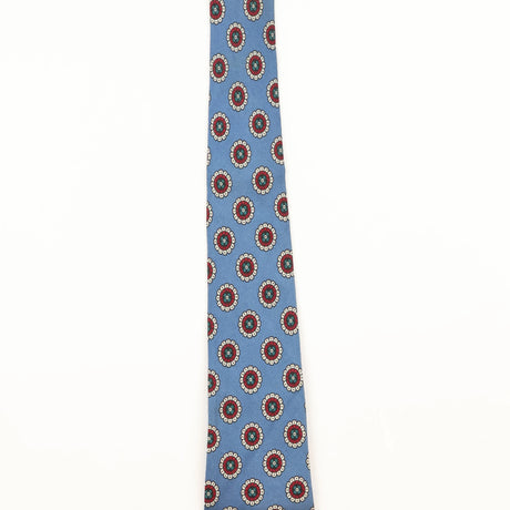 Damage Detail of Vintage 1980's Geometric Patterned Tie