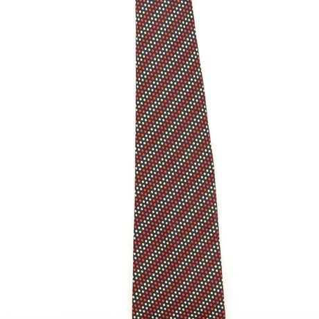 Damage Detail of Vintage 1980's Polka Dot Patterned Tie