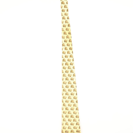 Damage of Vintage 1990's Jonelle Hedgehog Animal Print Patterned Tie