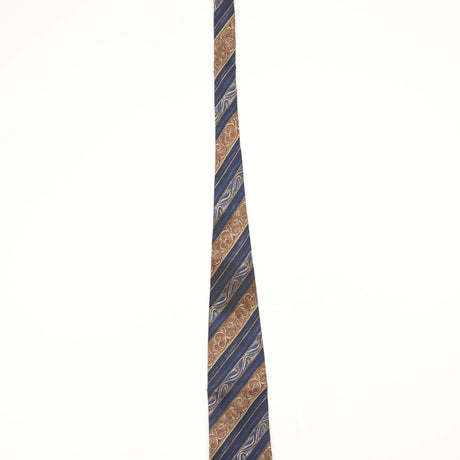 Damage of Vintage 1990's Bill Blass Striped Patterned Tie