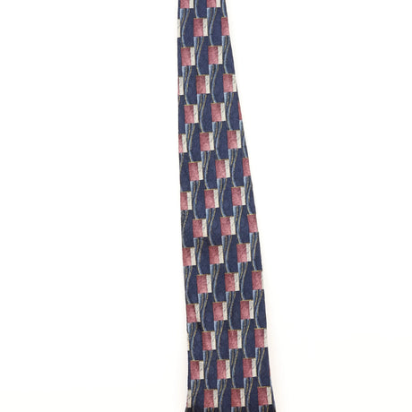Damage Detail of Vintage 1990's Pierre Cardin Geometric Patterned Tie