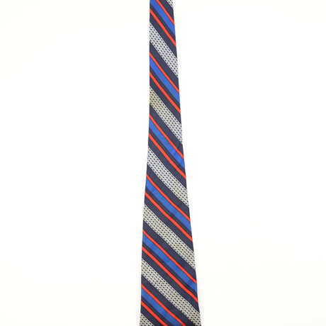 Damage of Vintage 1980's Yves Saint Laurent Striped Patterned Tie
