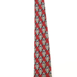 Damage Detail of Vintage 1990's Louis Feraud Paris Geometric Patterned Tie