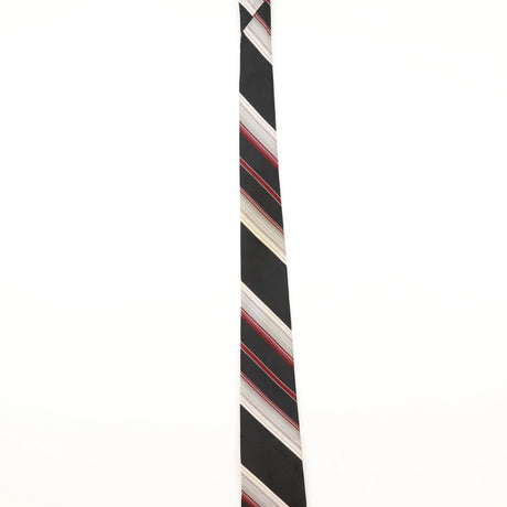 Damage of Vintage 1980's Charvet Striped Patterned Tie