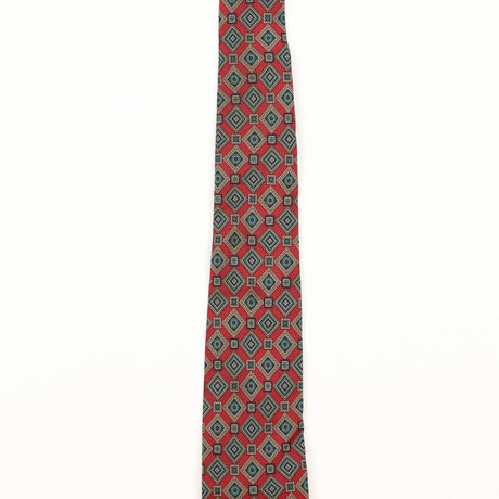 Damage Detail of Vintage 1990's Geometric Patterned Tie