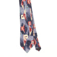 Front Front Detail of Vintage 1990's Halston Abstract Patterned Tie