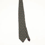 Front Front of Vintage 1990's Christian Dior Circles Geometric Patterned Tie