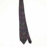 Front Front of Vintage 1990's Ferrell Reed Paisley Patterned Tie