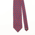 Front Detail of Vintage 1990's Tie Rack Beaufort Ribbon Geometric Patterned Tie