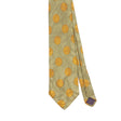 Front Front Detail of Vintage 1990's Pierre Balmain Polka Dot Patterned Tie