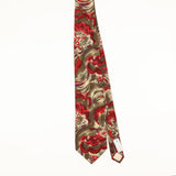Front of Vintage 1980's Ted Lapidus BNWT Abstract Patterned Tie
