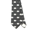 Front Front Detail of Vintage 1980's Nina Ricci Geometric Patterned Tie