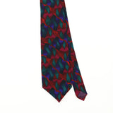 Front Front Detail of Vintage 1990's Jerry Garcia Abstract Patterned Tie