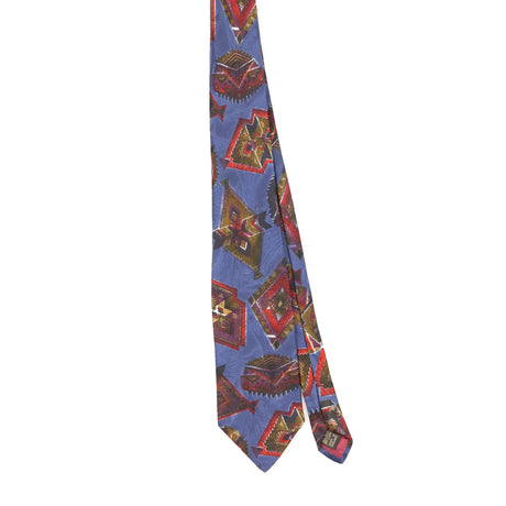 Front Front of Vintage 1990's Abstract Patterned Tie