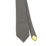Front Detail of Vintage 1980's Geometric Patterned Tie