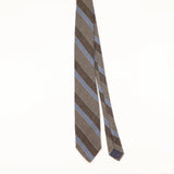 Front of Vintage 1980's Striped Patterned Tie