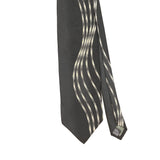 Front Detail of Vintage Giorgio Brutini Waves Abstract Patterned Tie