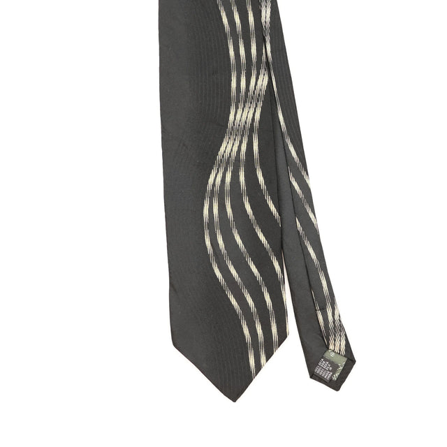 Front Detail of Vintage Giorgio Brutini Waves Abstract Patterned Tie