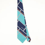 Front Front of Vintage 1970's Geometric Patterned Tie