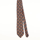 Front of Vintage 1990's Oleg Cassini Geometric Patterned Tie