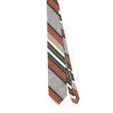 Front of Vintage 1980's Striped Patterned Tie
