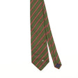 Front Detail of Vintage 1990's Burberry Striped Patterned Tie