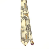 Front of Vintage 1990's Structure Abstract Patterned Tie