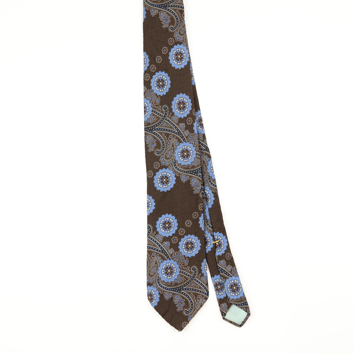Front of Vintage 1980's Wembley Paisley Patterned Tie