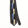 Front Front Detail of Vintage Abstract Patterned Tie