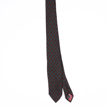 Front Front of Vintage 1980's Paisley Patterned Tie