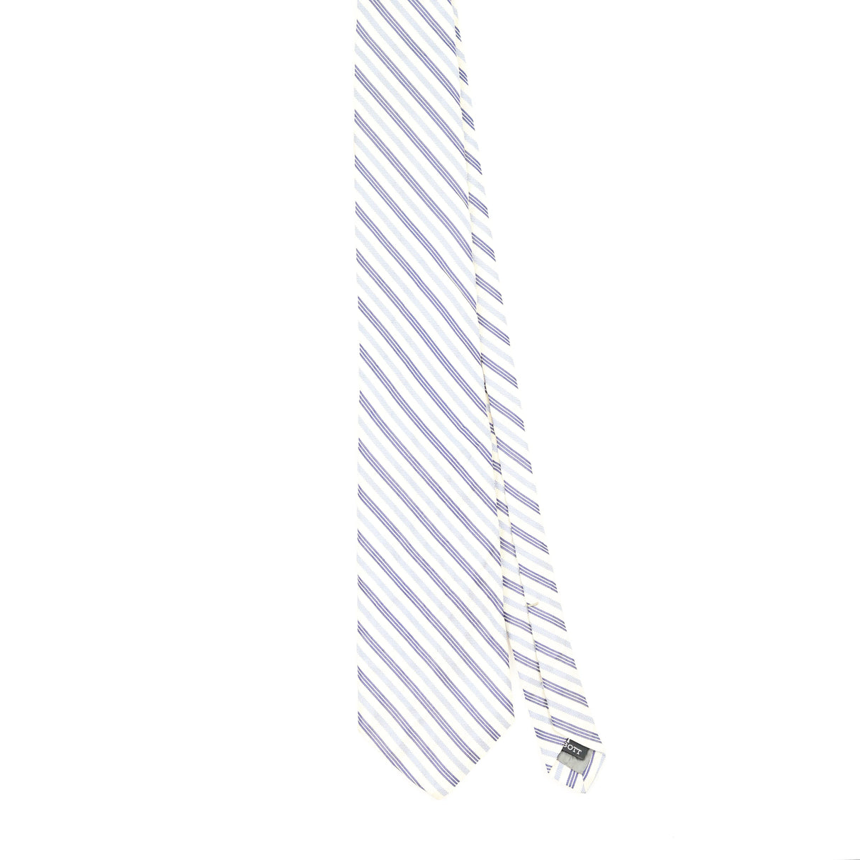 Front Front of Vintage 1990's Robert Talbott Striped Patterned Tie