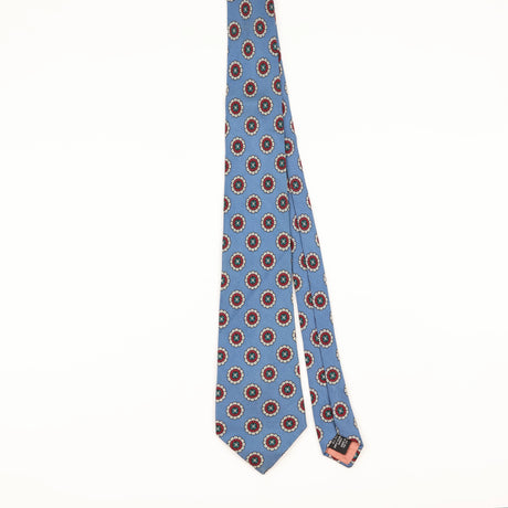 Front of Vintage 1980's Geometric Patterned Tie