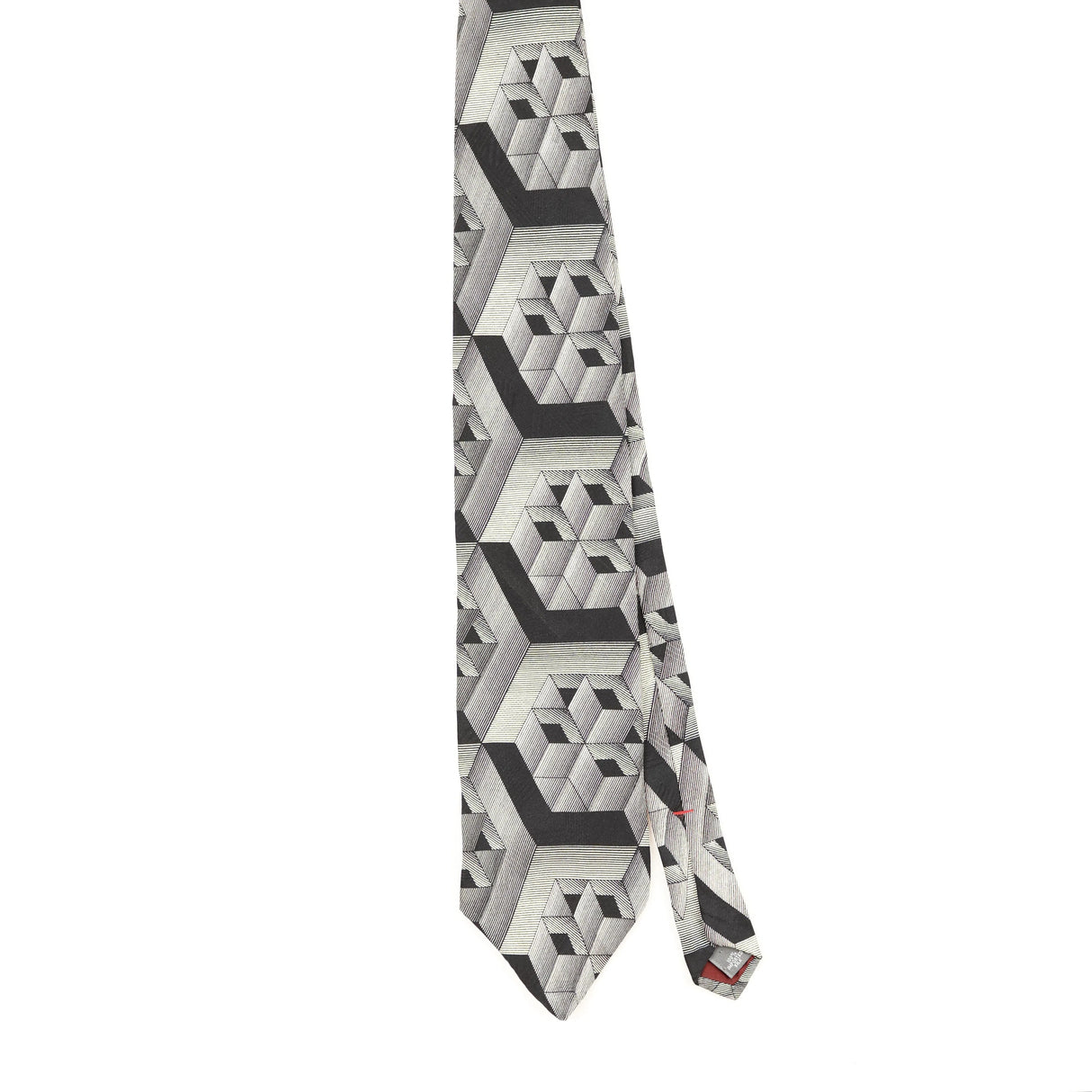 Front Front of Vintage 1990's Geometric Patterned Tie