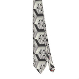 Front Front of Vintage 1990's Geometric Patterned Tie
