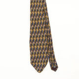 Front Front Detail of Vintage 1990's Geometric Patterned Tie