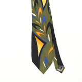 Front Front Detail of Vintage 1990's Abstract Patterned Tie