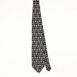 Front Front of Vintage 1990's Zylos Geometric Patterned Tie