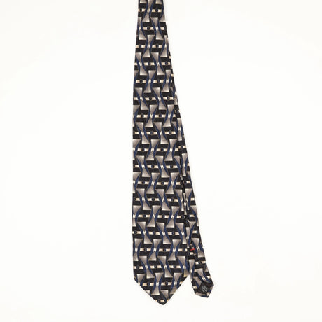 Front Front of Vintage 1990's Zylos Geometric Patterned Tie